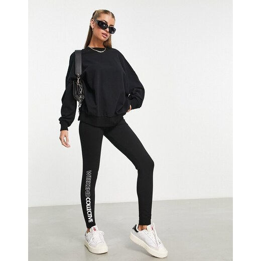 ASOS Weekend Collective legging in black 