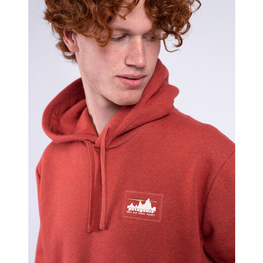 Patagonia discount hoodie red