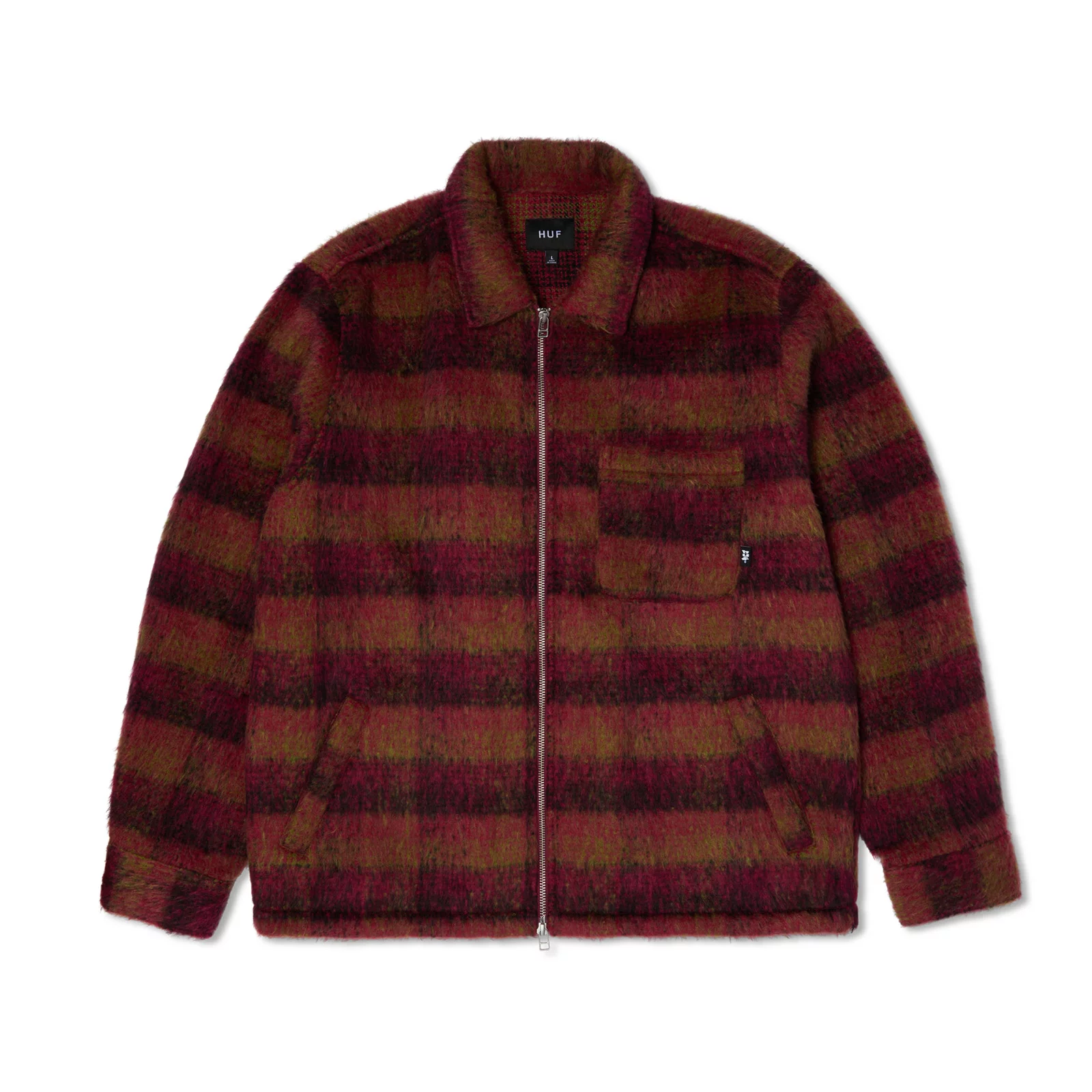 HUF Megablast Karirana Jakna Berry