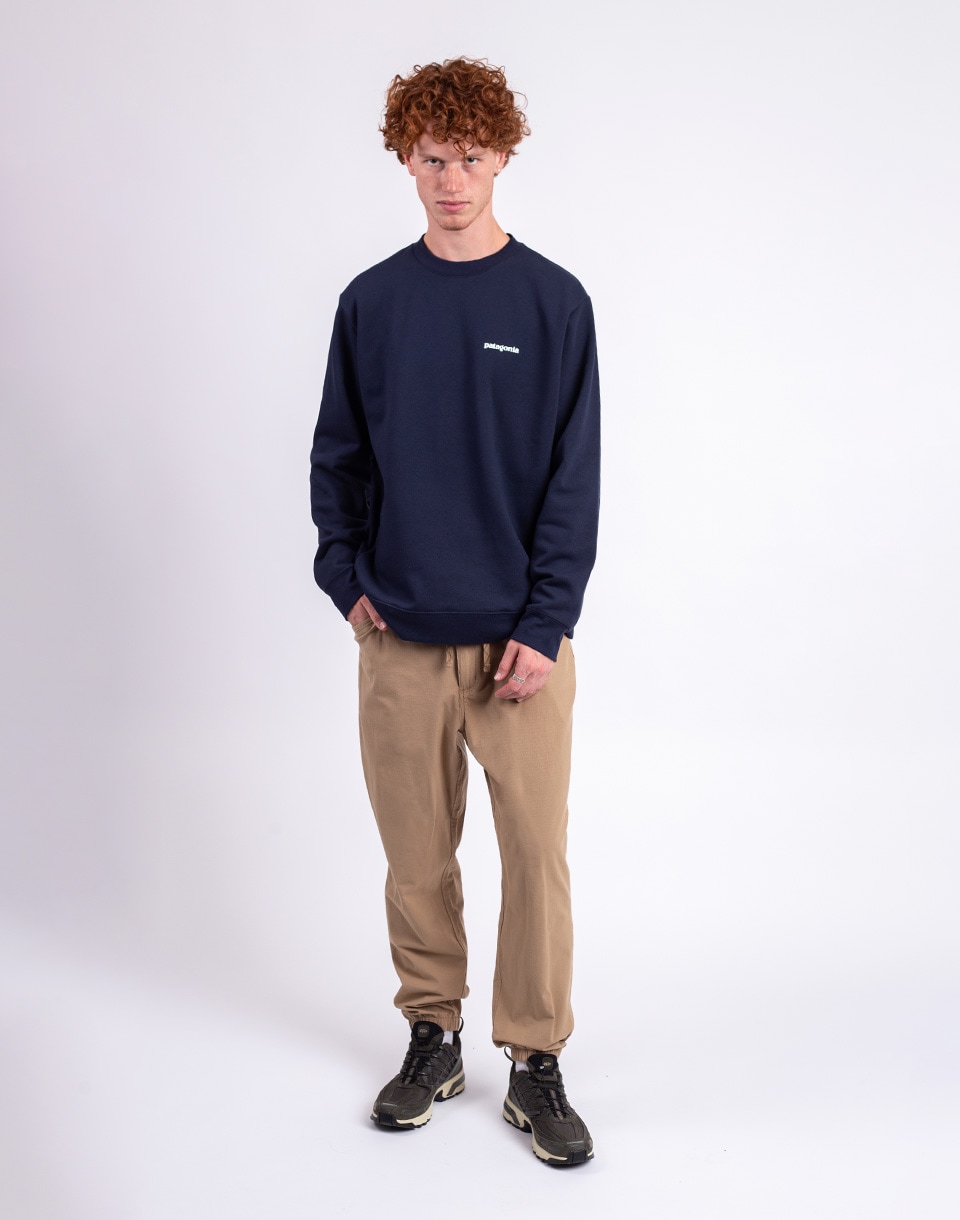 Patagonia Fitz Roy Icon Uprisal Crew Sweatshirt New Navy