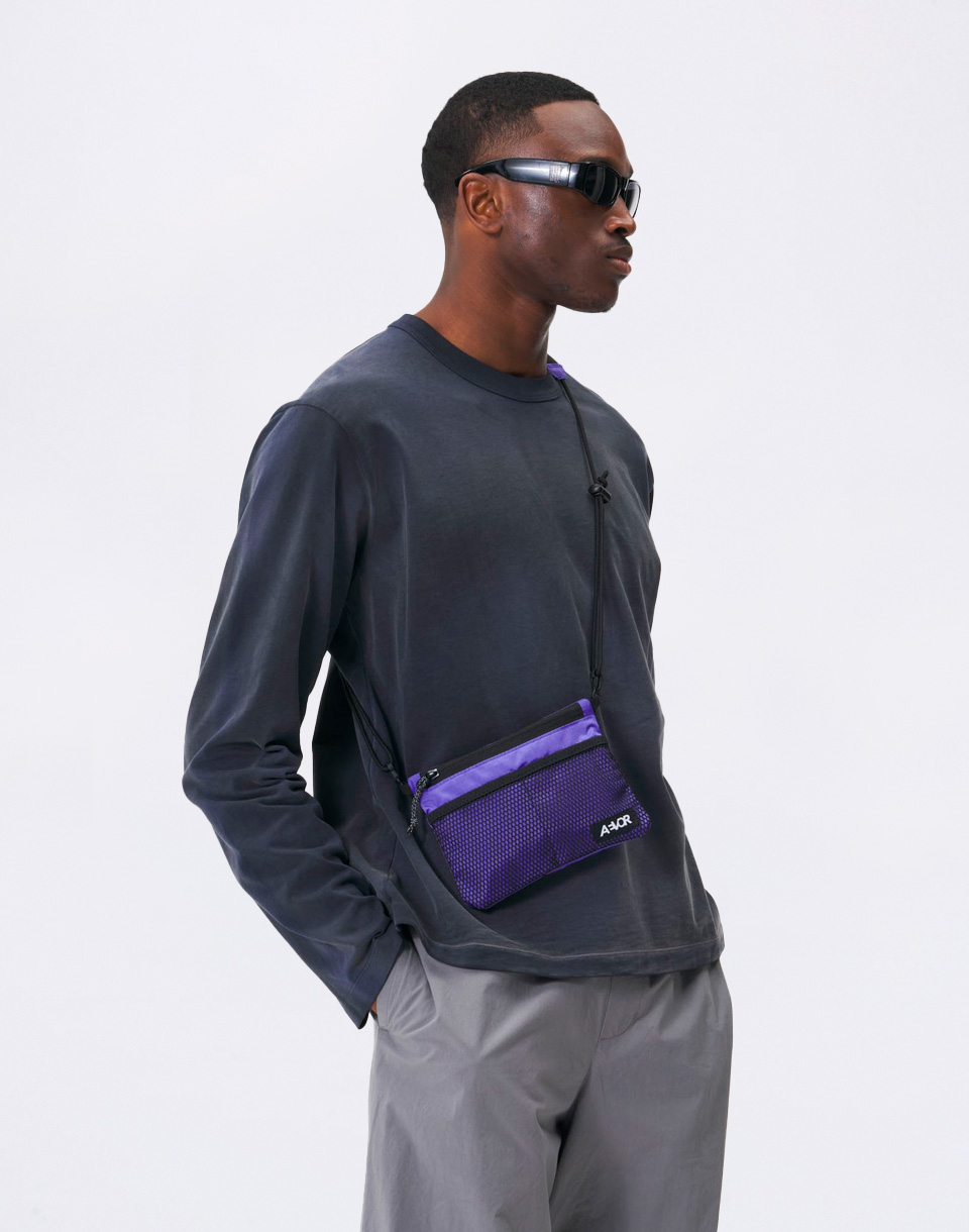 Aevor Chest Pouch Ripstop Purple