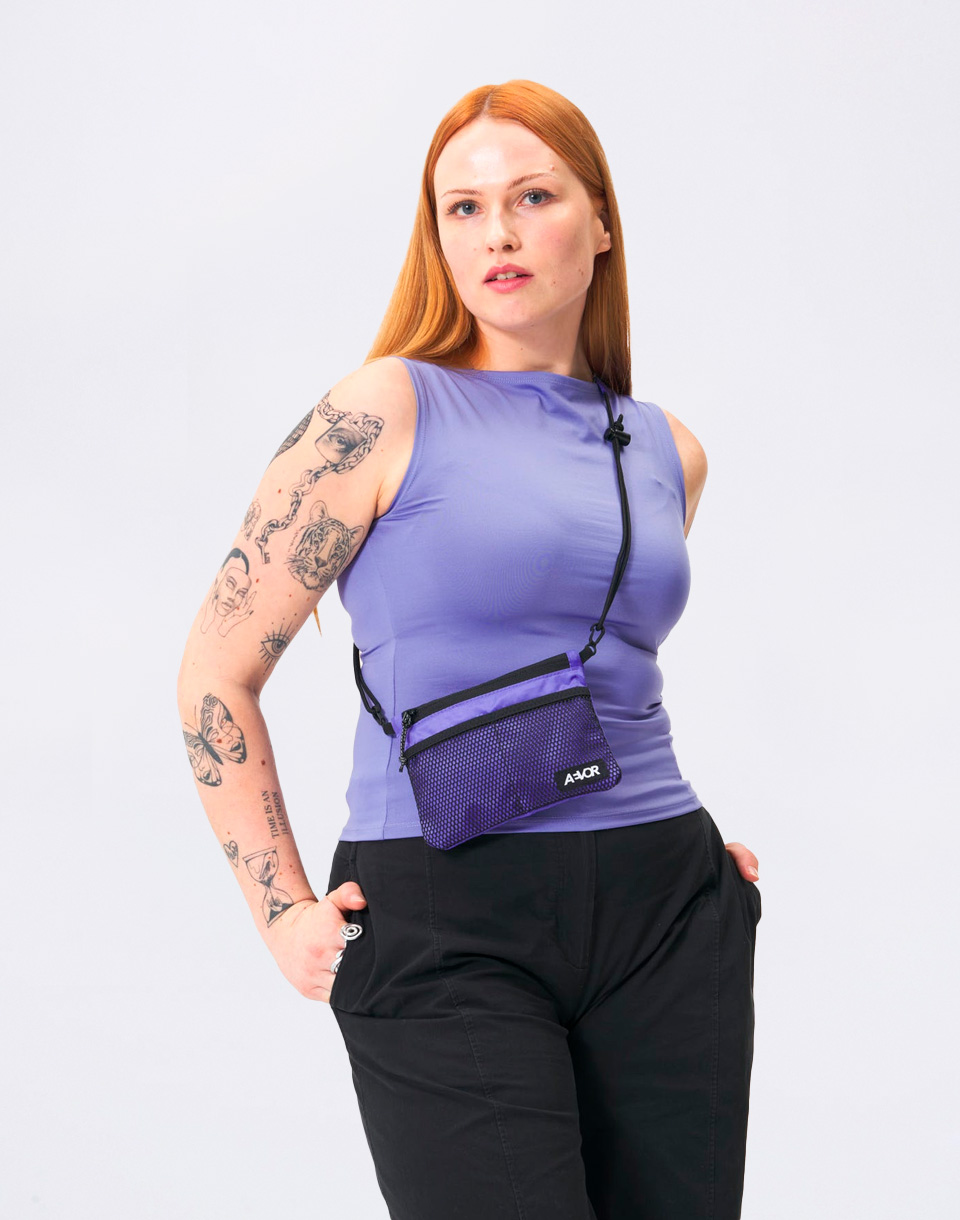 Aevor Chest Pouch Ripstop Purple