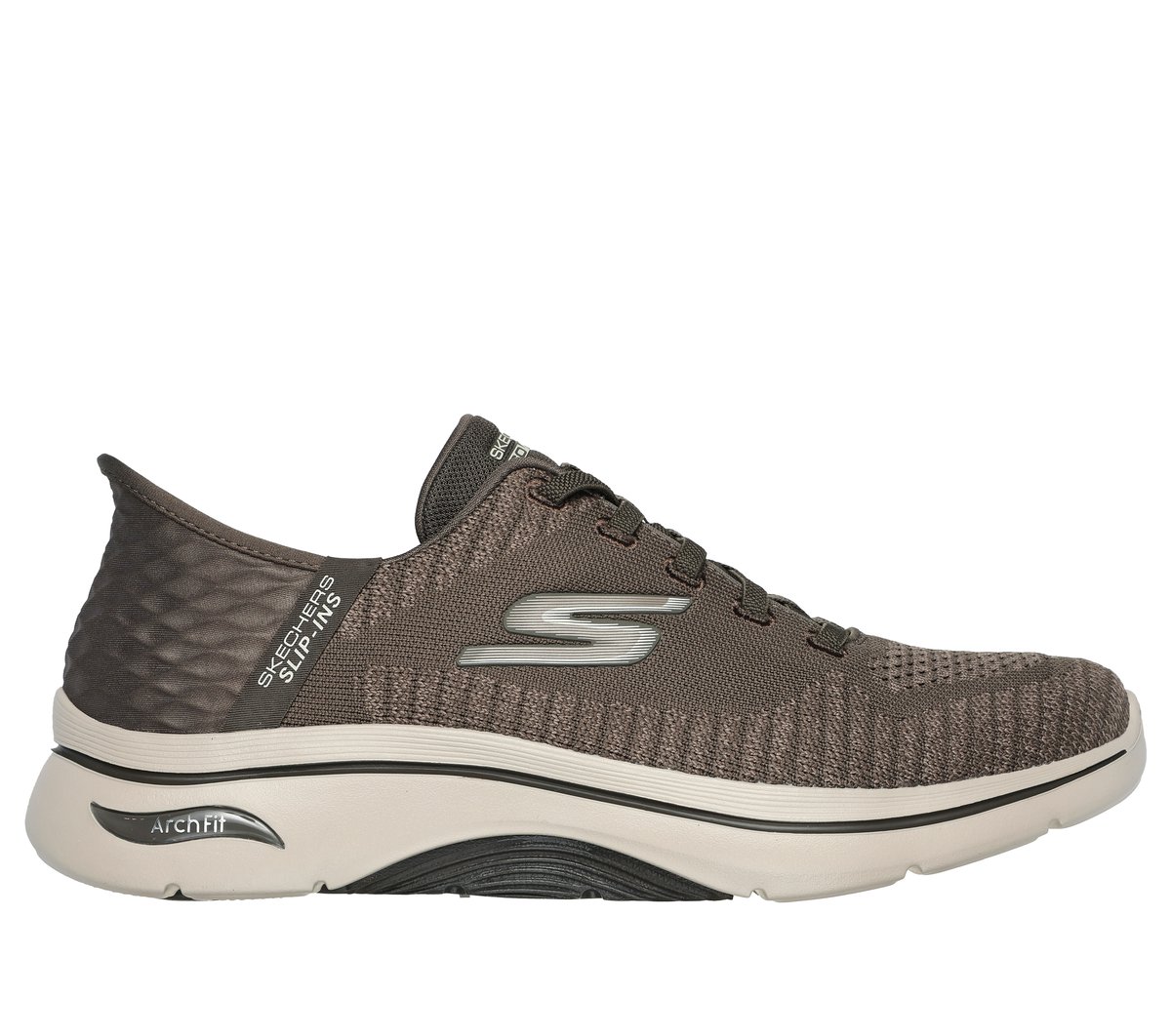 SKECHERS Go Walk Max-With Ease Taupe Slip-ins Sneaker Men\'s sizes 8.5 Amazon.com: Skechers Men main image 2