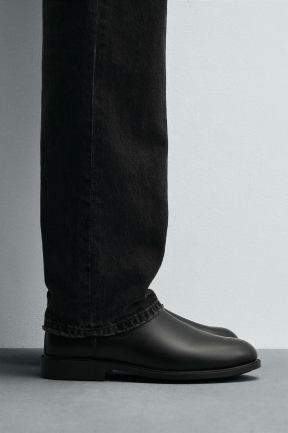 ZARA CHELSEA DRESS BOOTS Black 5