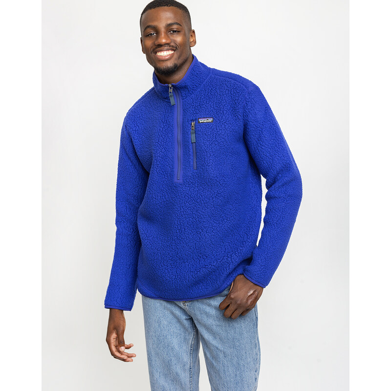 Patagonia retro pile jacket cobalt blue online