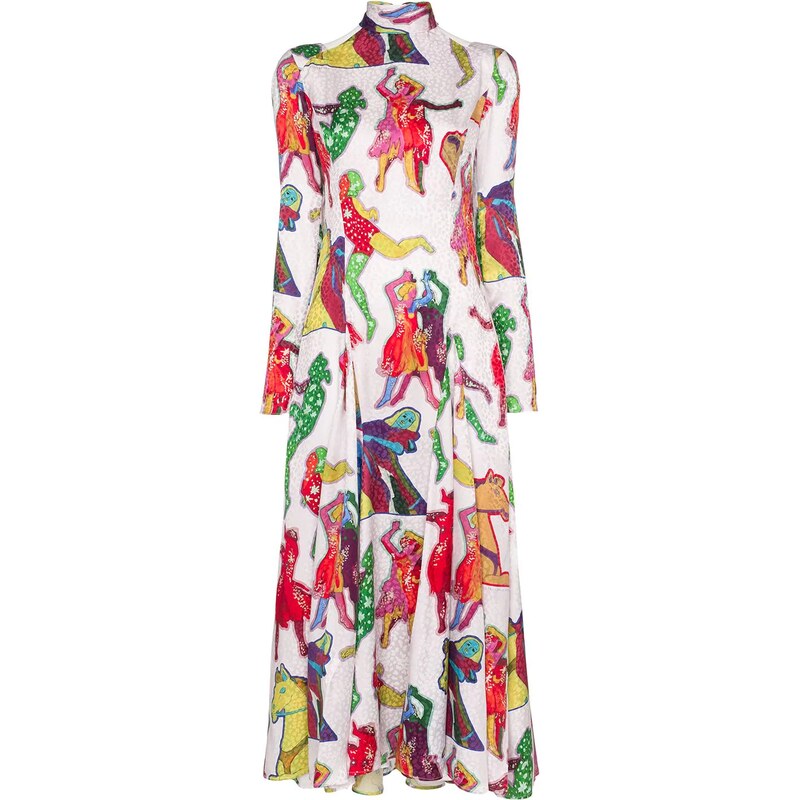 Stella McCartney All Together Now Lucy in the Sky with Diamonds dress PINK GLAMI.eco