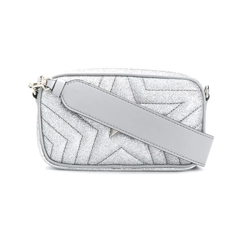 Stella McCartney Star glitter belt bag SILVER GLAMI.eco