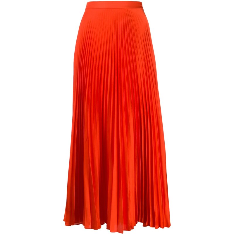 Stella McCartney Alpha pleated midi-skirt - Red - GLAMI.eco