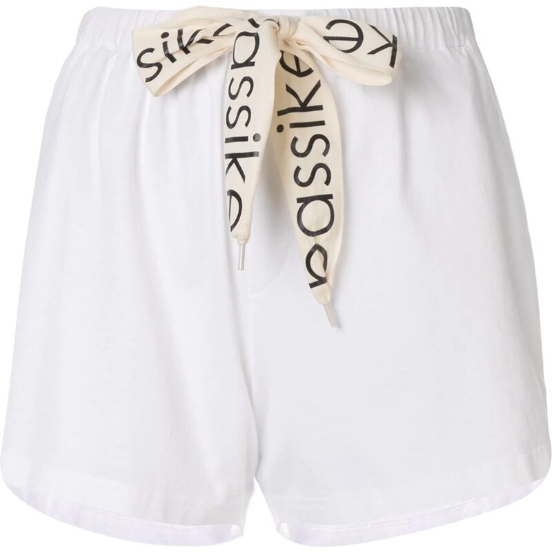 Bassike double jersey beach short White GLAMI.eco