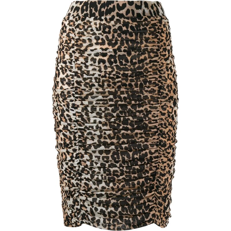 Leopard pencil skirt 3d cheap print