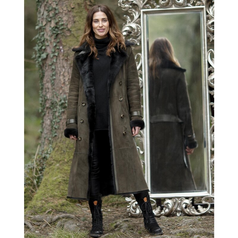 Long military hot sale coat ladies