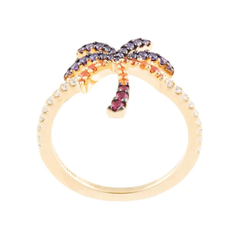 APM Monaco Wonderland palm tree ring Gold GLAMI.eco