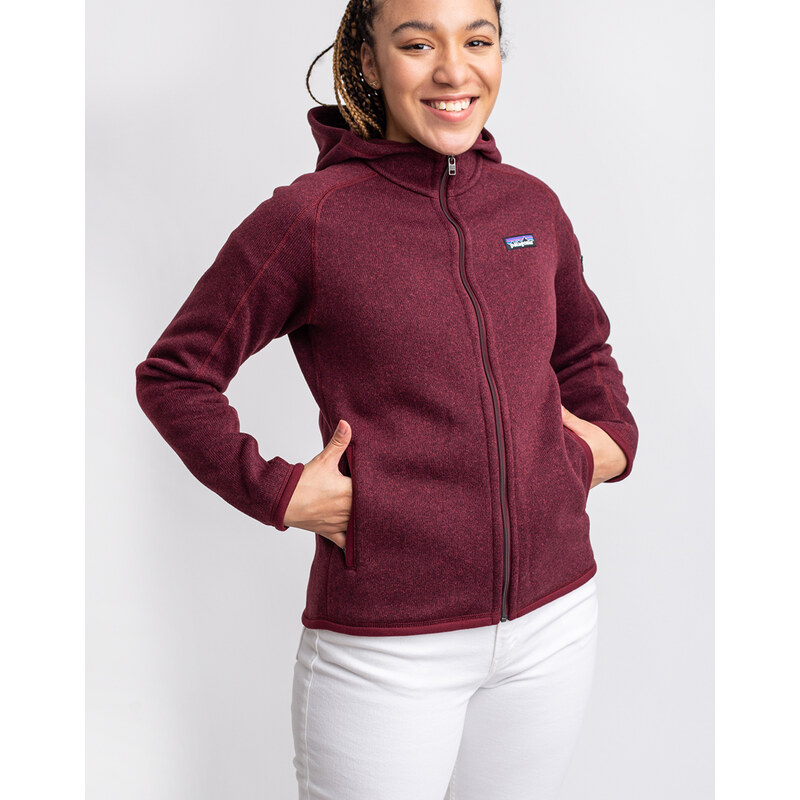 Patagonia W's Better Sweater Hoody Chicory Red 