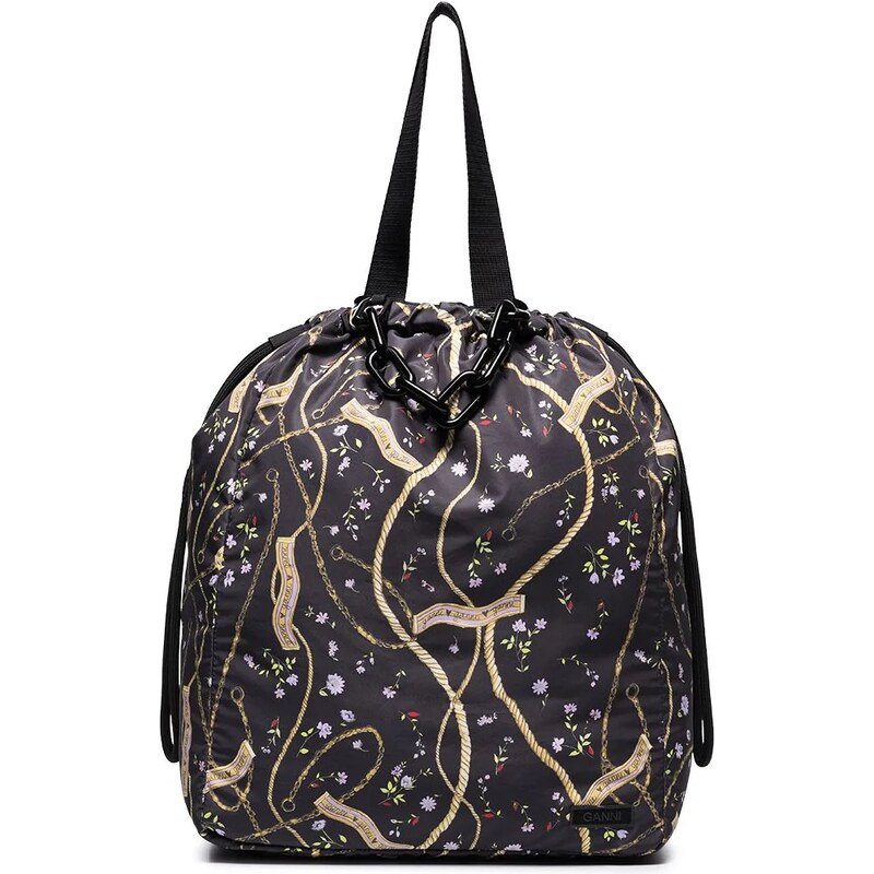 Ganni on sale drawstring bag