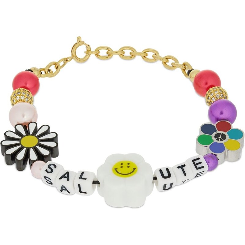 SALUTE Flower Anarchy Imitation Pearl Bracelet - GLAMI.eco
