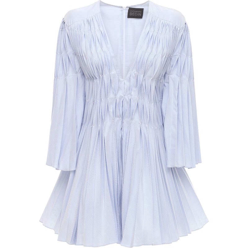ワンピース GIOVANNI BEDIN Pleated dress GIOVANNI BEDIN Pleated Origami Silk Blend Mini Dress - GLAMI.eco