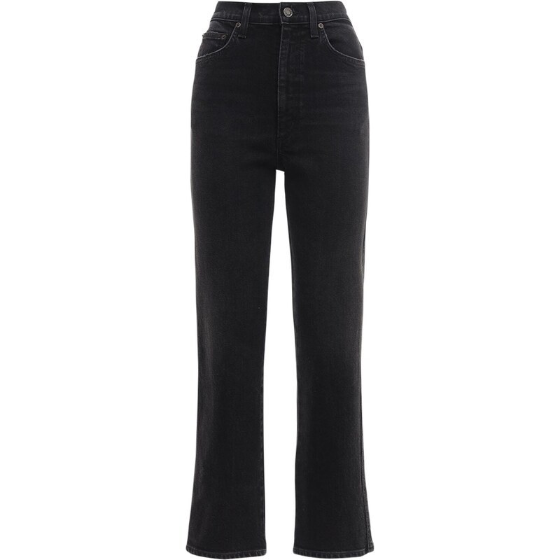 Don't Think Twice Tall DTT Tall Ellie high waisted skinny jeans in black 