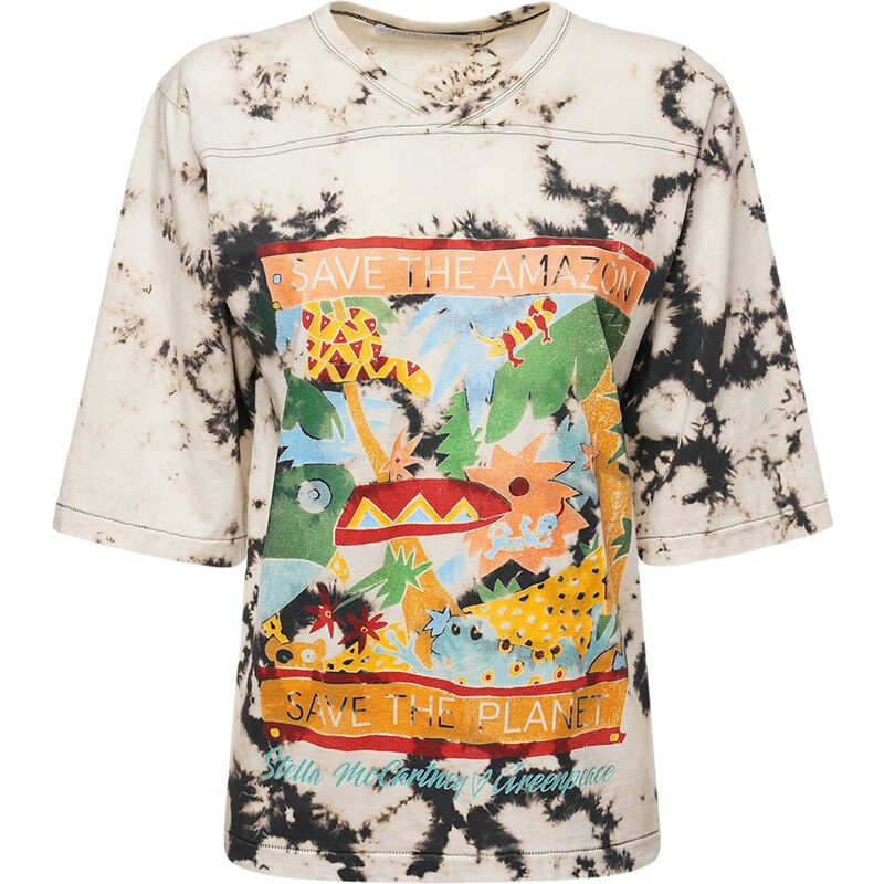 STELLA MCCARTNEY Tie Dye Organic Cotton Jersey T shirt GLAMI.eco