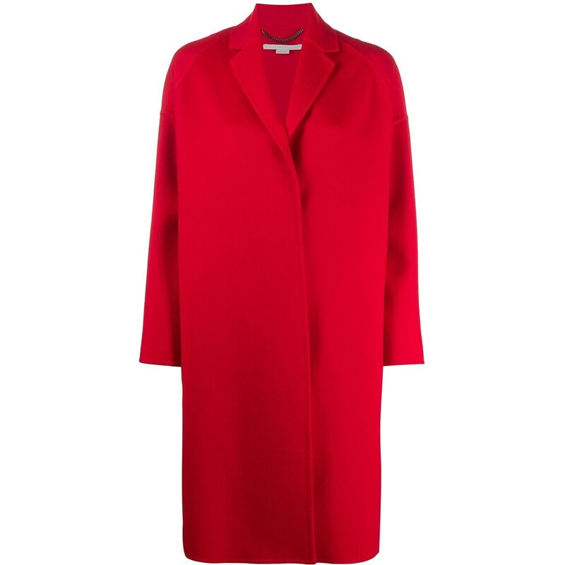 STELLA MCCARTNEY WOMEN'S 573928SPB056506 RED WOOL COAT