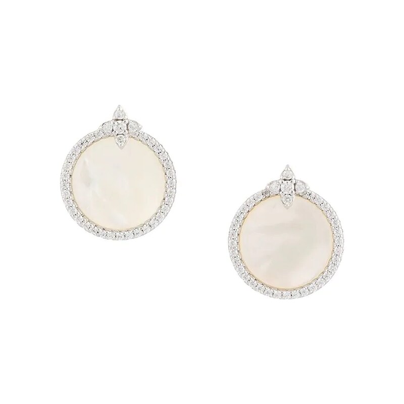 APM Monaco Eternelle small nacre earrings Silver GLAMI.eco