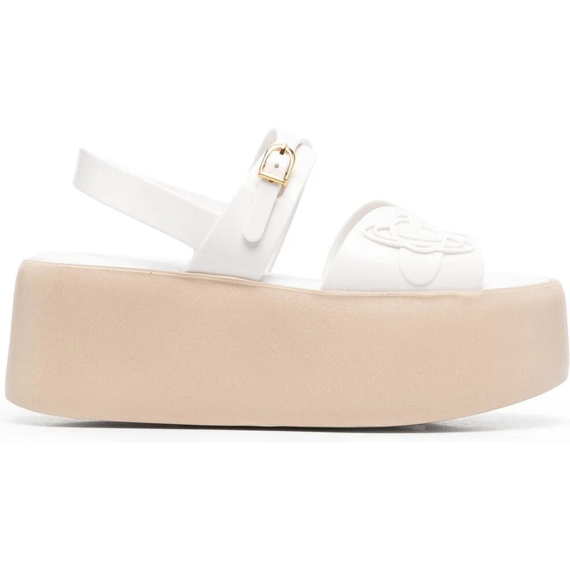 Vivienne Westwood Anglomania + Melissa flatform jelly sandals