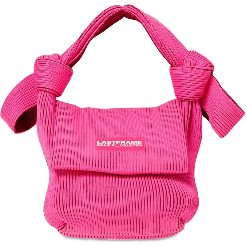 LASTFRAME PINKラストフレーム TWO TONE OBI BAG - ハンドバッグ