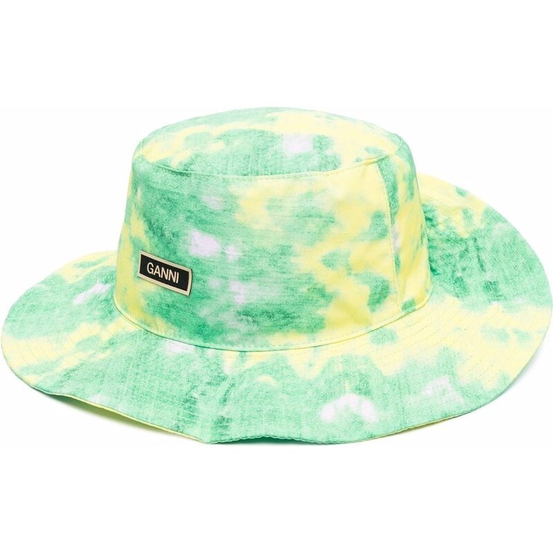 Ganni tie cheap dye bucket hat