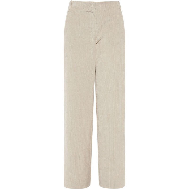 【送料&関税込】'S Max Mara Classic Straight-leg Pants s Max S MAX MARA Ribbed Cotton Velvet Straight Leg Pants - GLAMI.eco