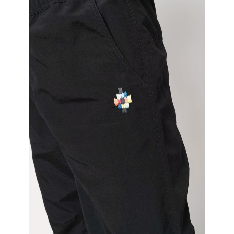 Marcelo Burlon County of Milan embroidered Cross track pants - Black
