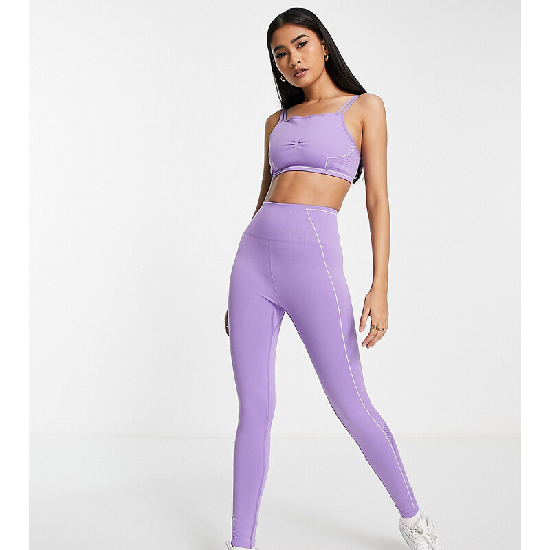 TALA Zinnia high waisted leggings in purple exclusive to ASOS 