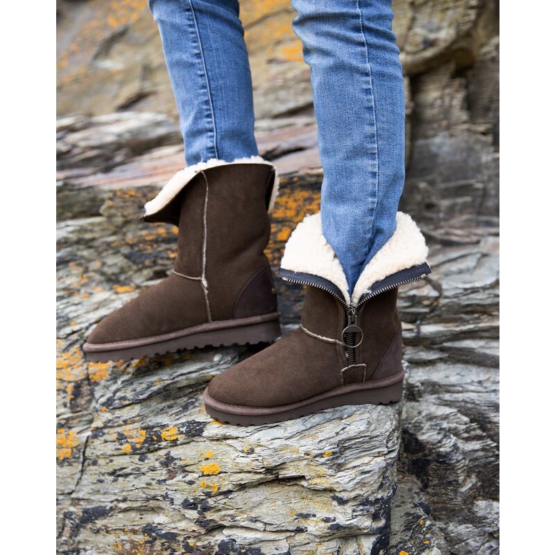 Celtic sheepskin boots best sale