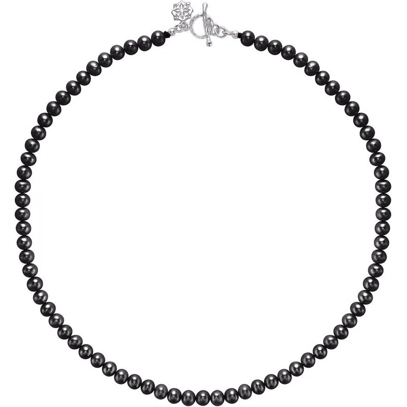 DOWER AND HALL pearl-detail necklace - Silver