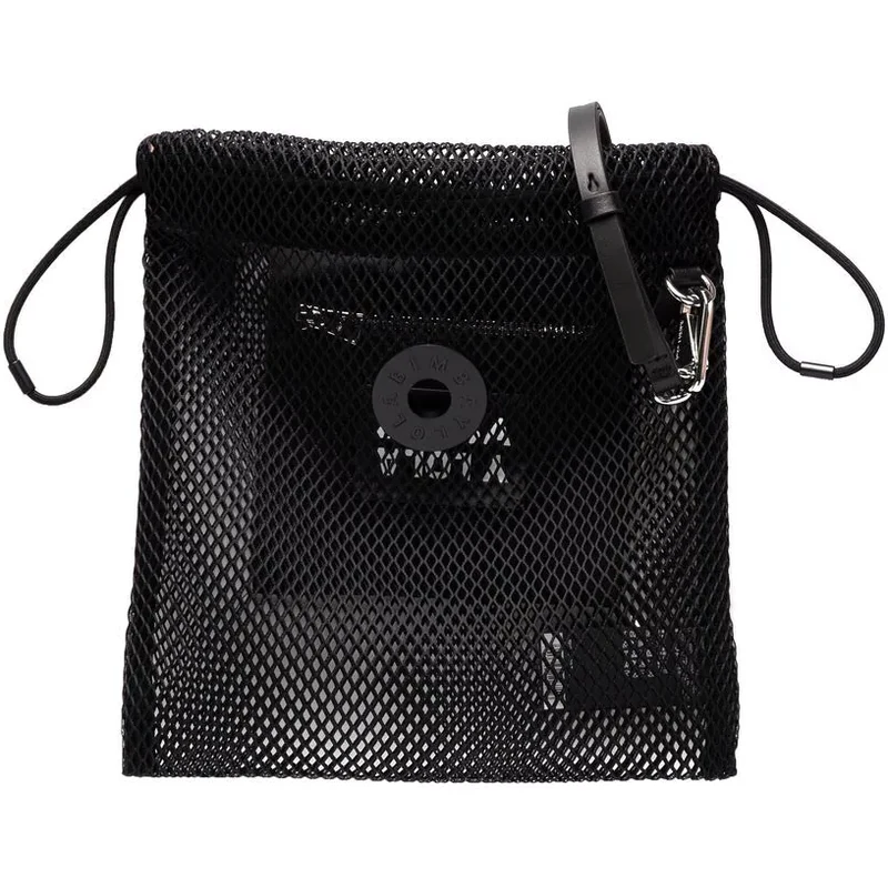 Bimba y Lola logo-plaque zipped crossbody bag, Black