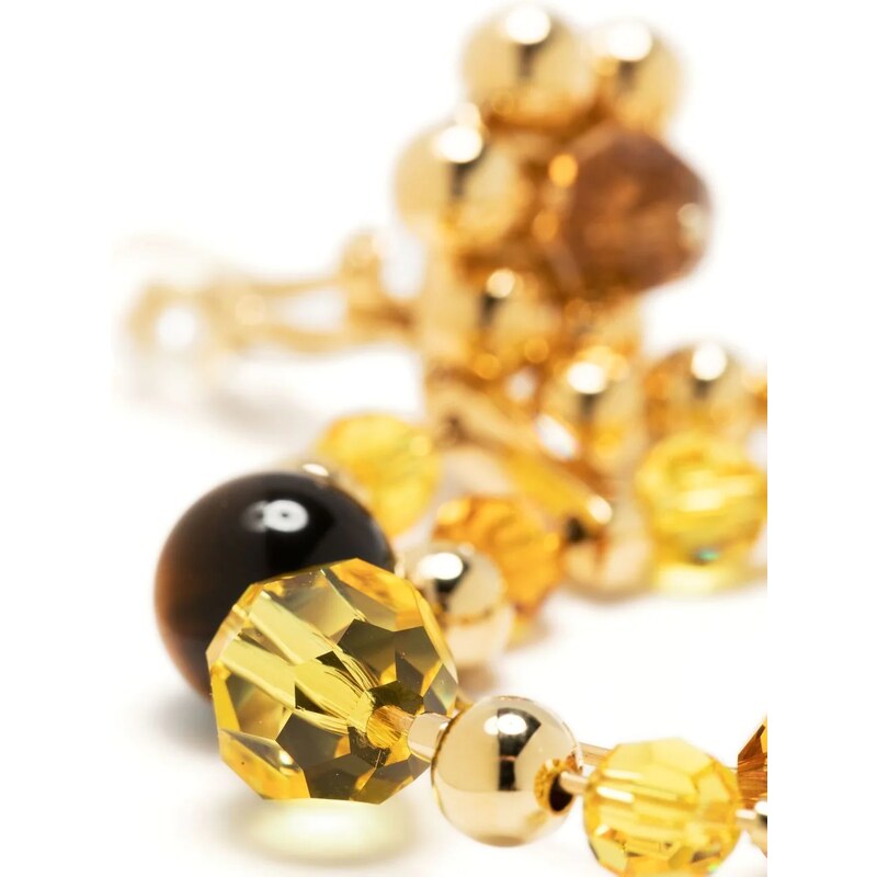 Swarovski Somnia beaded hoop earrings - Gold