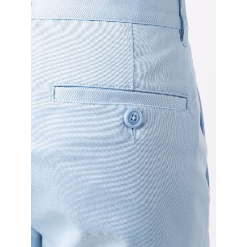 AMI Paris cotton chino shorts - Blue