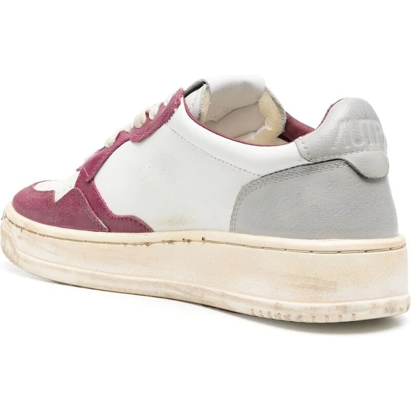 Autry panelled low-top sneakers - Purple 