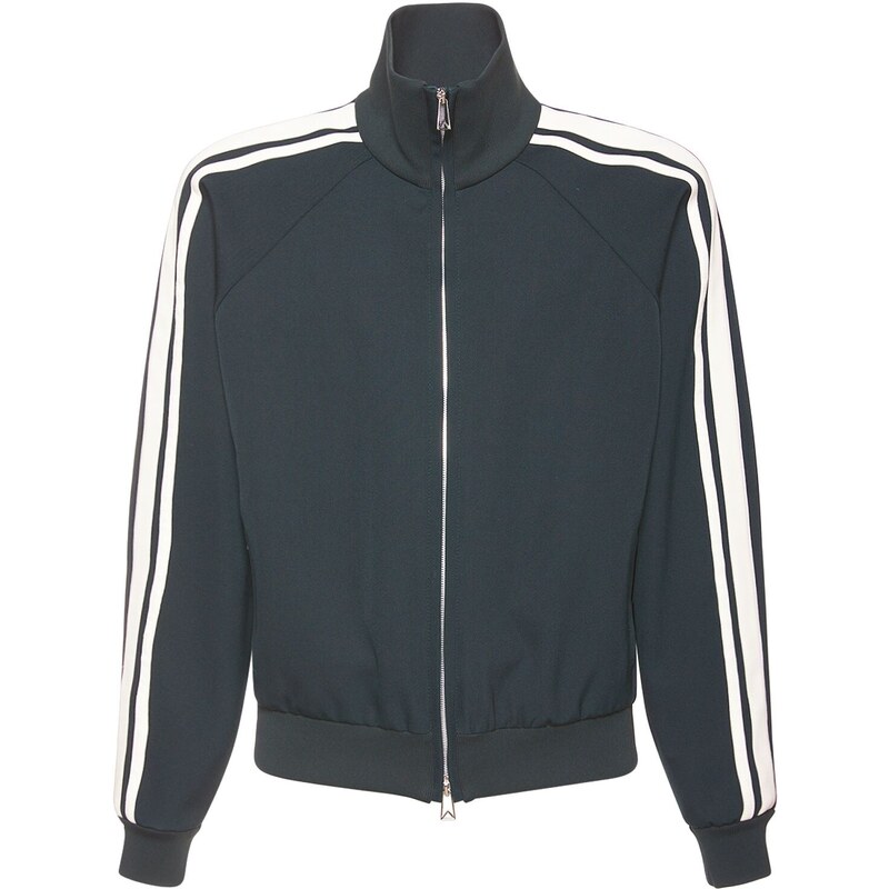 BOTTEGA VENETA Wool Blend Zip Track Jacket