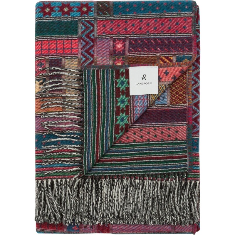 LANEROSSI N. Baltimora Virgin Wool Throw GLAMI.eco