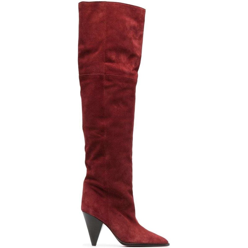 Isabel marant best sale boots red