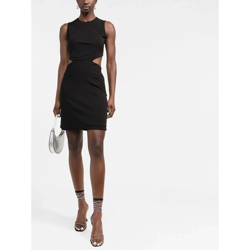 There Was One cut-out sleeveless minidress - Black