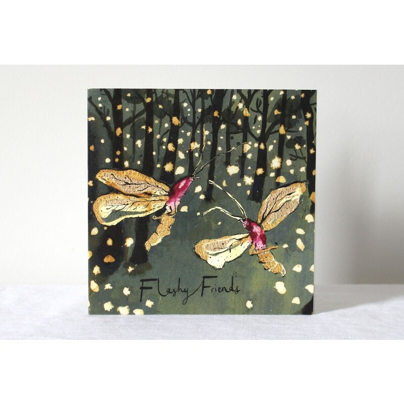 Anna Wright UK Pohlednice AW Flashy Friends 15 x 15