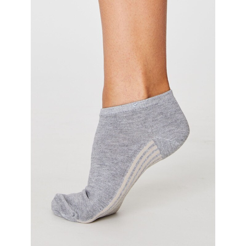 Thought Fashion UK Jane Trainer Grey 37-40 kotníkové ponožky