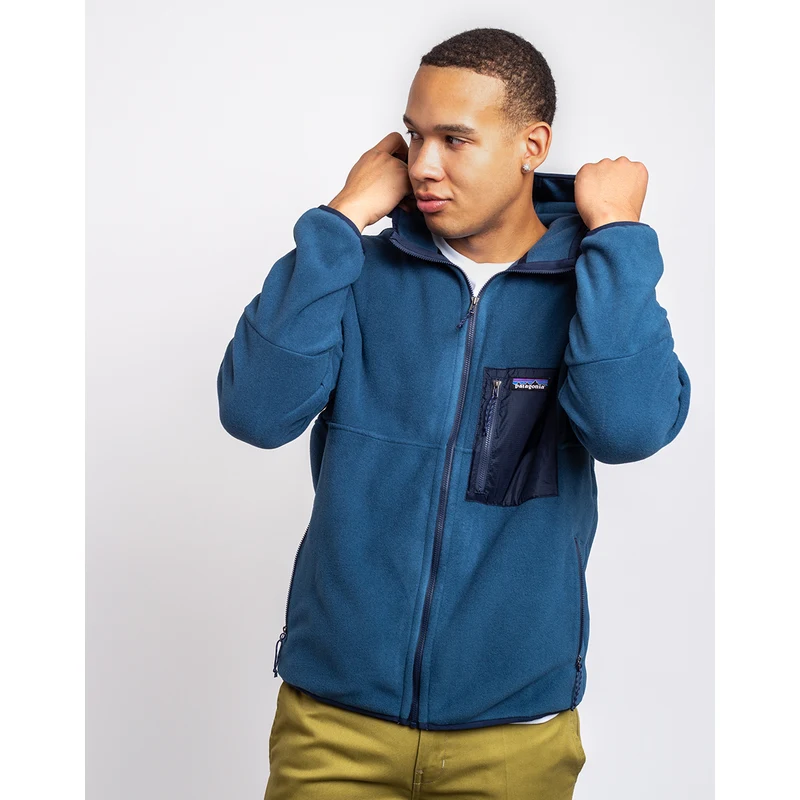 Patagonia M's Microdini Hoody Tidepool Blue - GLAMI.eco