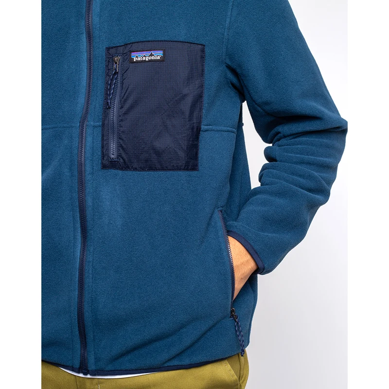Patagonia M's Microdini Hoody Tidepool Blue - GLAMI.eco
