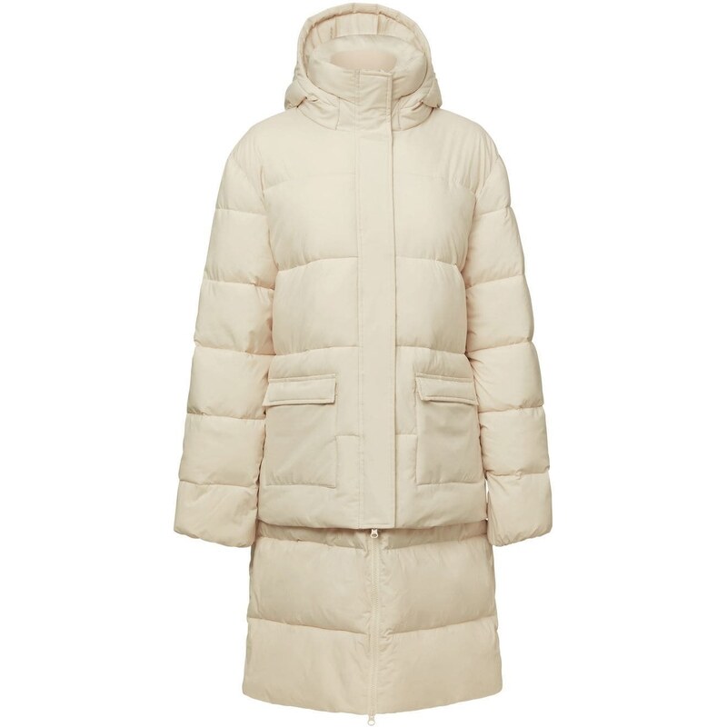 Unreal Fur Enigma padded coat - White