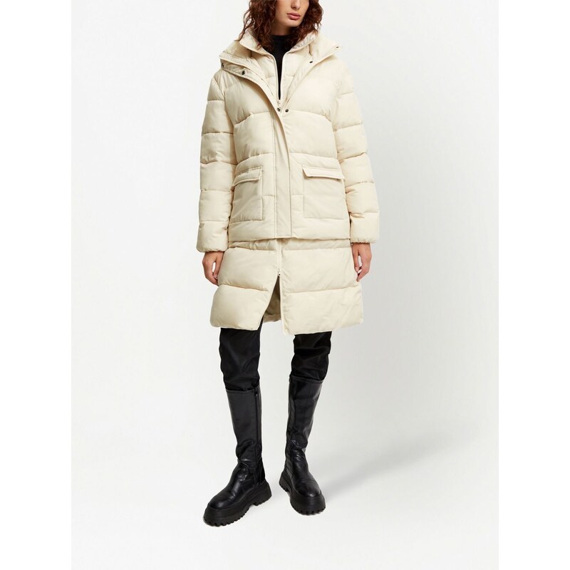 Unreal Fur Enigma padded coat - White