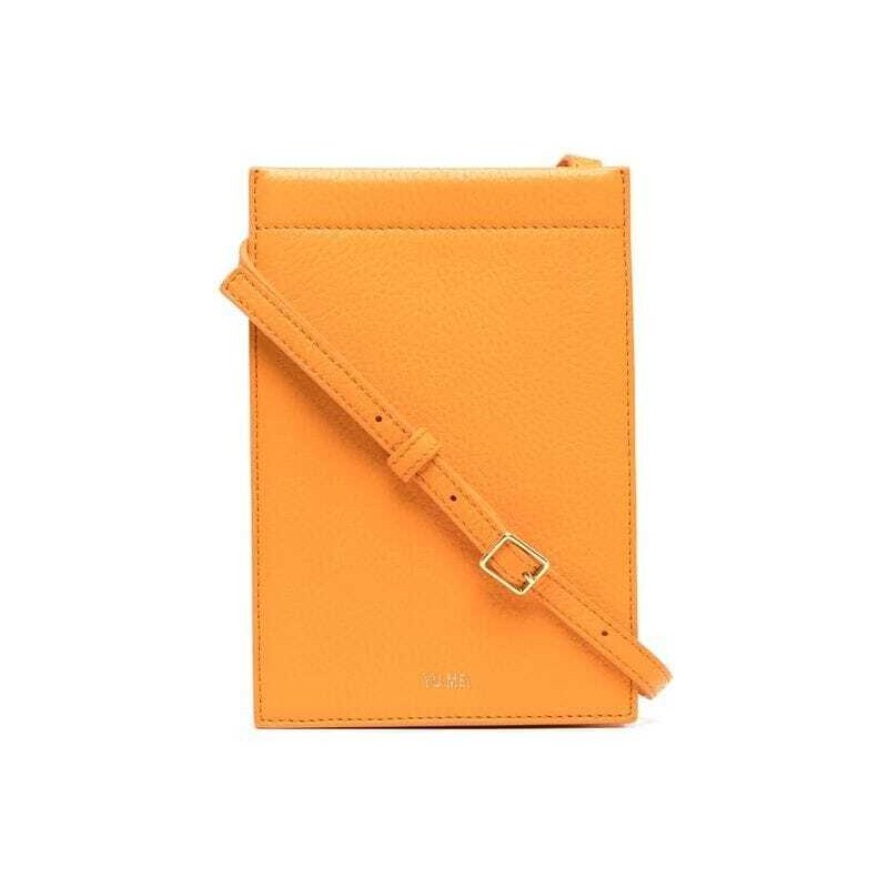 Yu Mei logo-embossed mini bag Orange