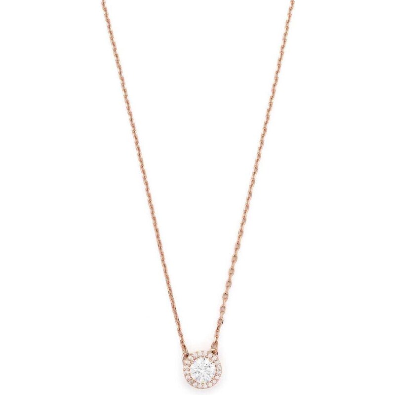 Swarovski Constella round-cut pavé necklace - Pink