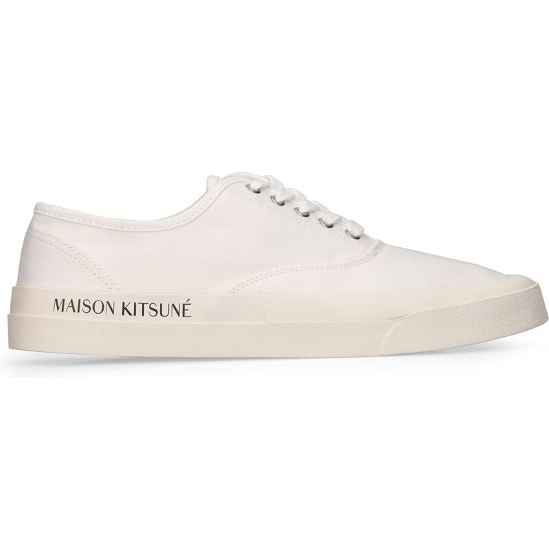 MAISON KITSUNE Mk Printed Sole Canvas Low Top Sneakers GLAMI.eco