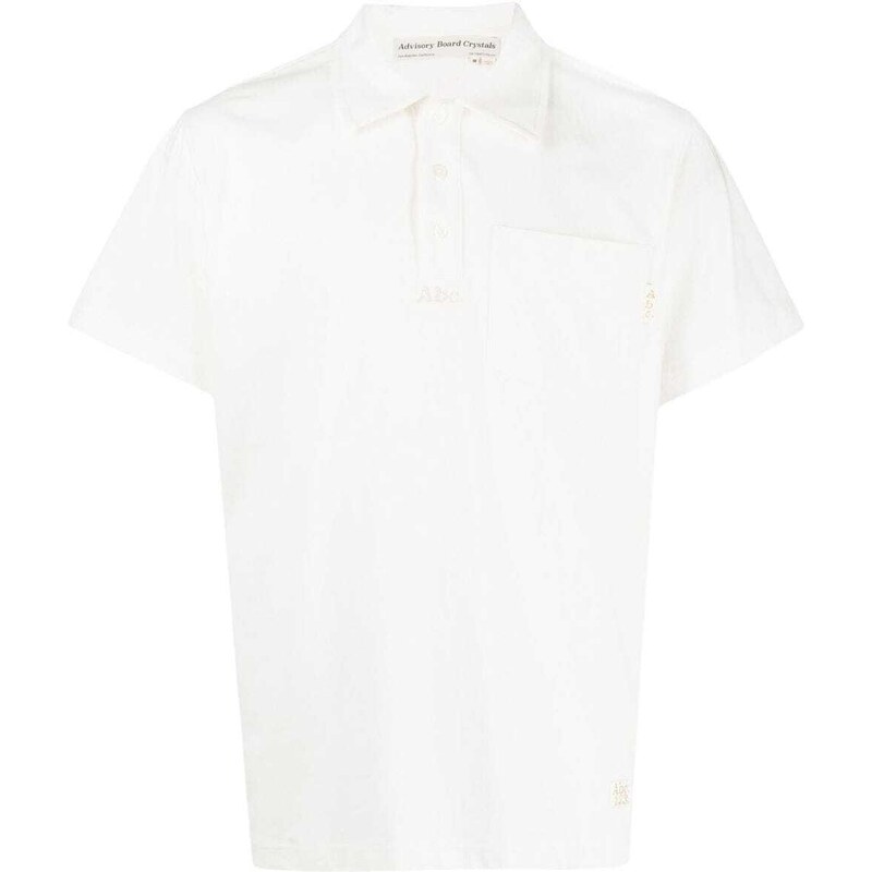 Advisory Board Crystals short-sleeve polo shirt - White